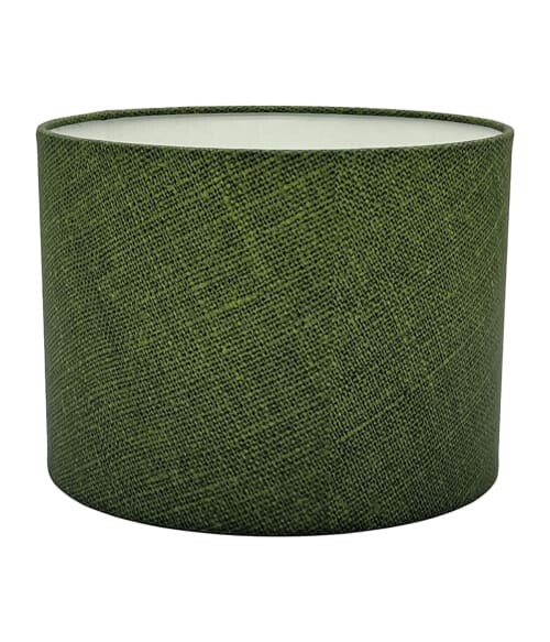 Abat-jour lampadaire Effet Lin Vert Ø 35 x H 20 EFFET LIN | Maisons du Monde