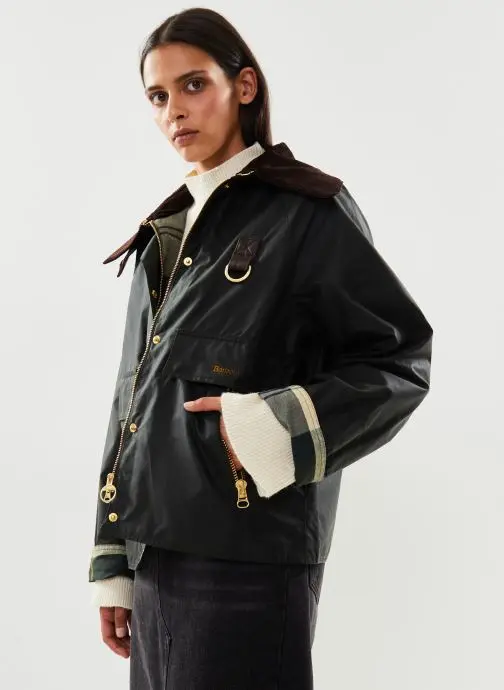 Veste - Catton Wax - Vert