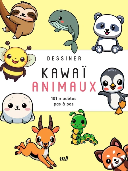 Dessiner kawai - animaux - 101 modeles pas-a-pas