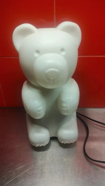 Lampe Gummy Bear Blanc hauteur 32 cm vintage