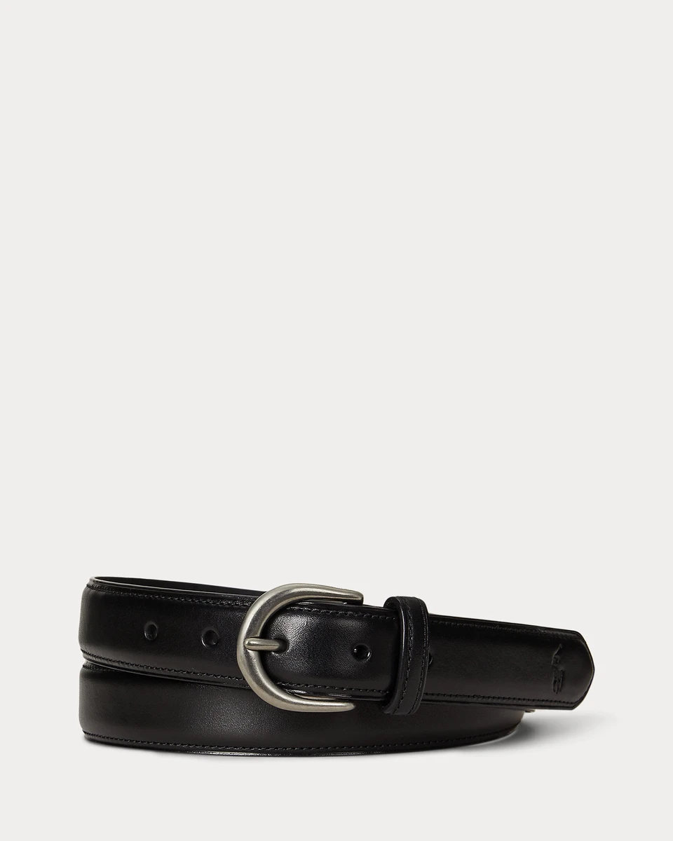 Ceinture en cuir pleine fleur pour homme | Ralph Lauren® FR
