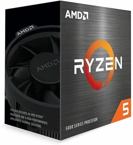 AMD Ryzen 5 5600 Processeur (6 Coeurs/12 Threads, 65W TDP, Socket AM4, jusqu'à 4.4 Ghz Fréquence Boost, Ventilateur wraith Stealth)
