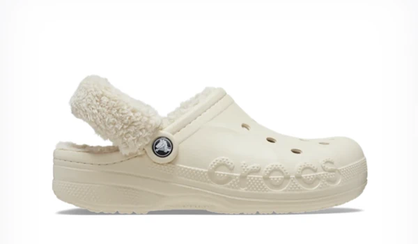Crocs moumoute blanches