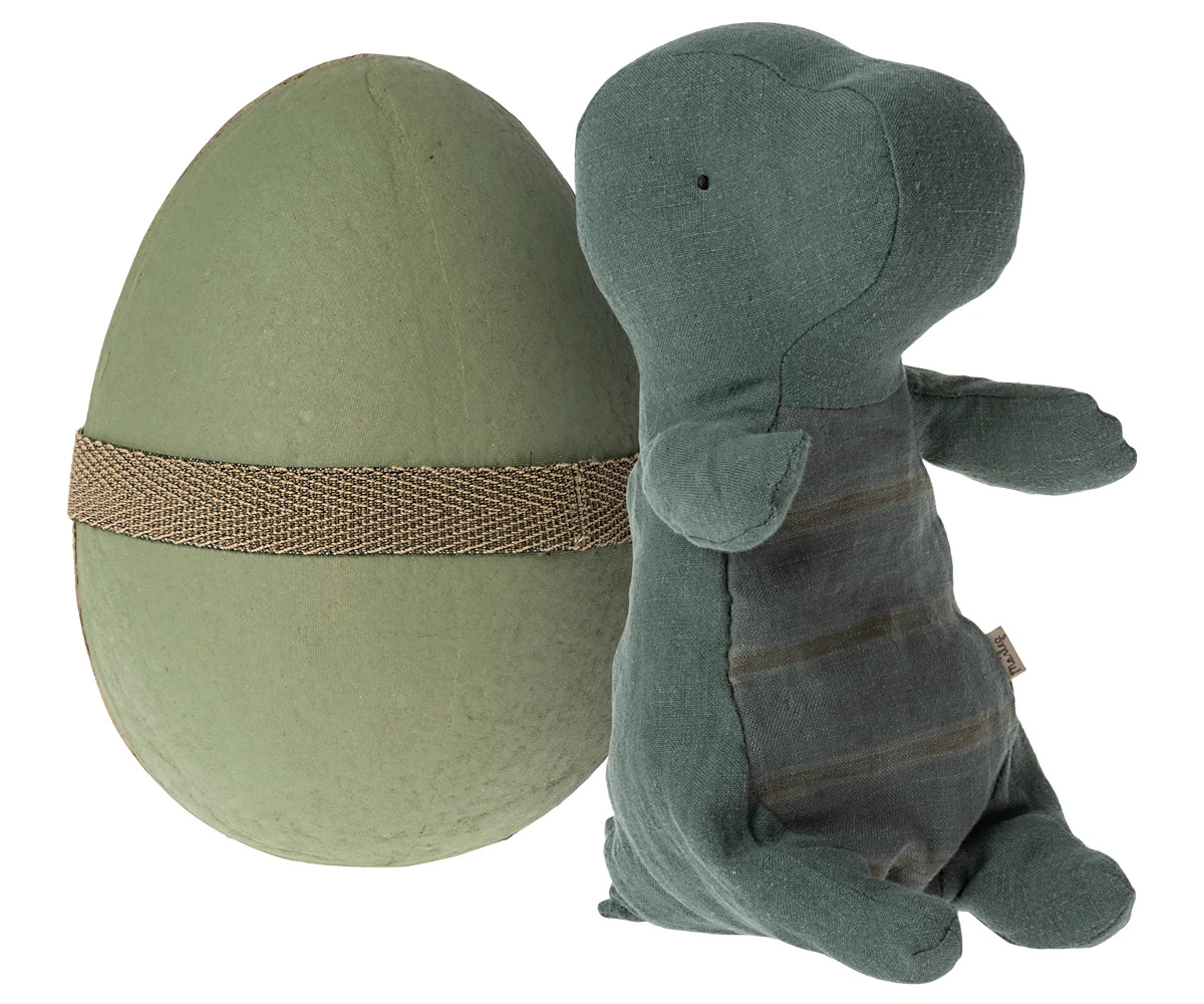 Dino Gantosaurus dans son oeuf, Small - Dark petrol