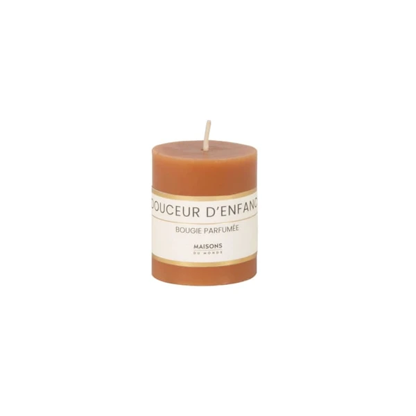 Bougie parfumée marron 4,5x5,5