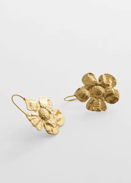 Boucles d'oreilles fleurs -  Femme | Mango France