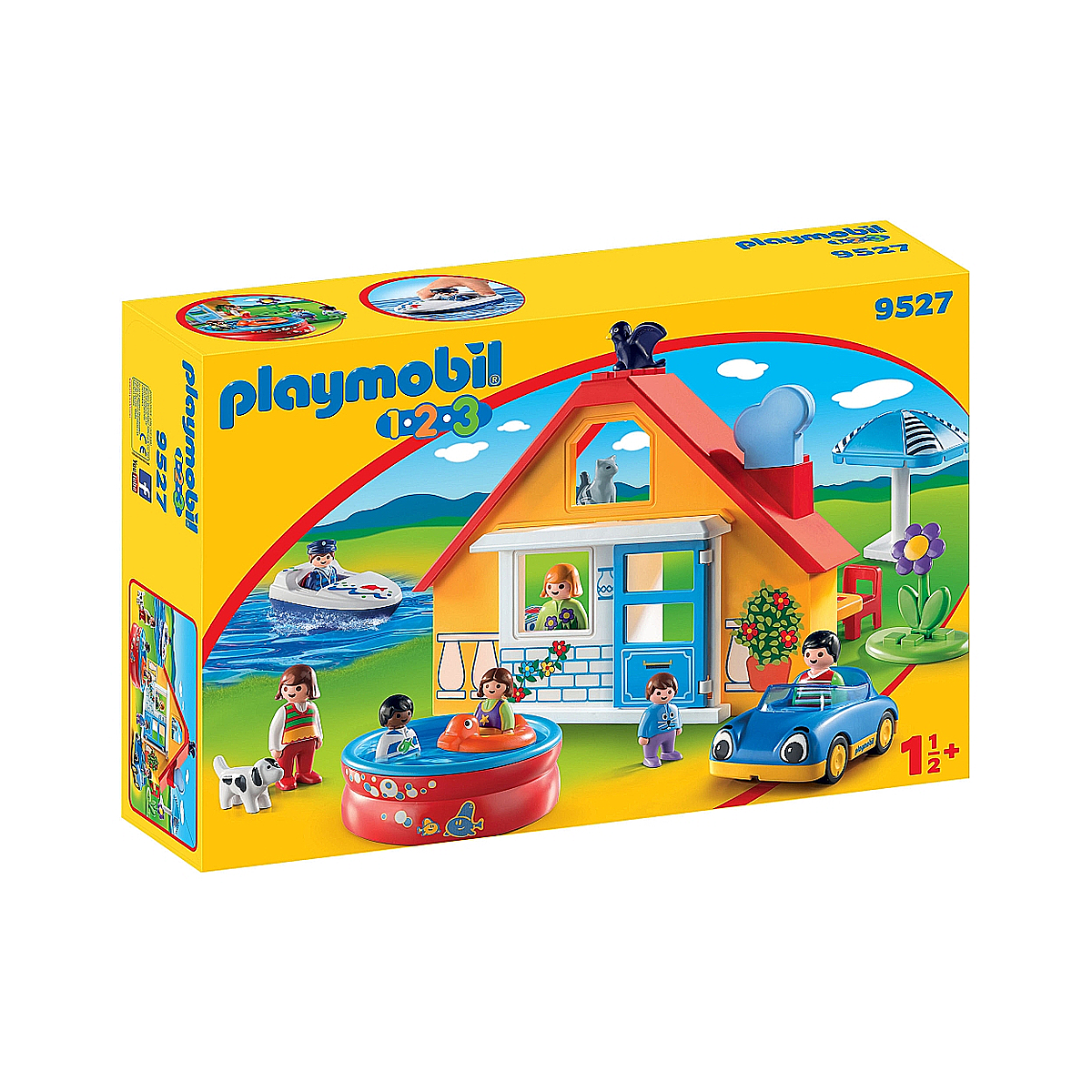 Playmobil 1 2 3 la maison de vacance 