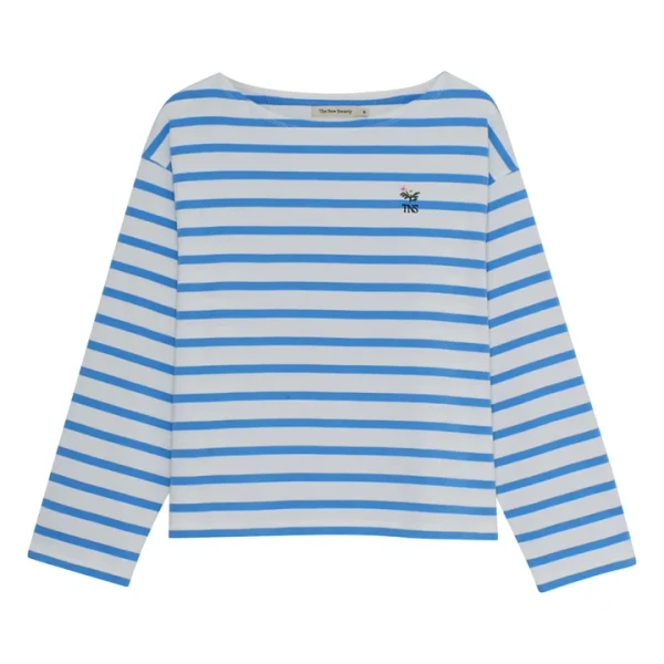 T-shirt Rayures Burnet Coton | Bleu