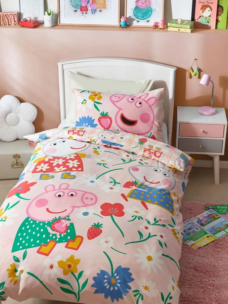 Peppa Pig Duvet Cover and Pillowcase Set