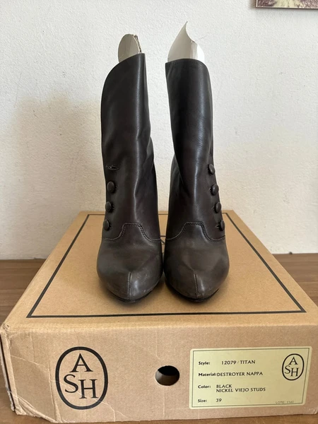 Tronchetto Ash in pelle