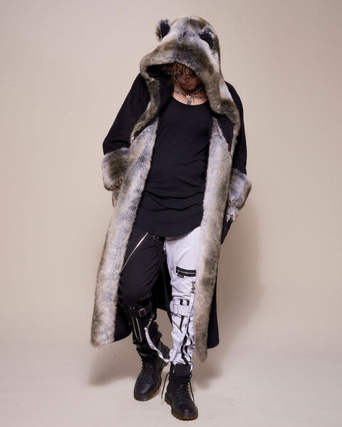 Grey Wolf Classic Faux Fur Robe | Men's