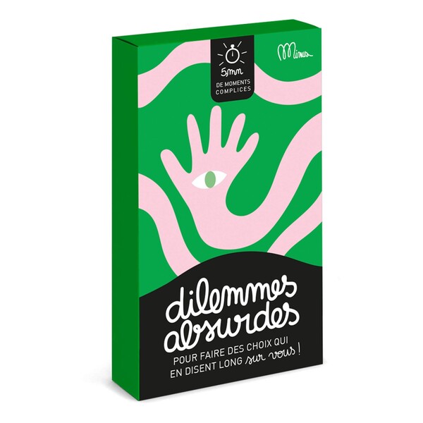 Jeu de cartes - Dilemmes absurdes Vert Minus Editions Jouet et