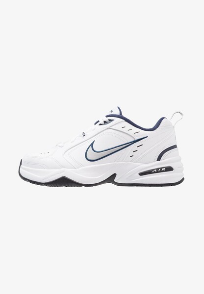 Nike Sportswear AIR MONARCH IV - Baskets basses - white/metallic silver/blanc - ZALANDO.BE