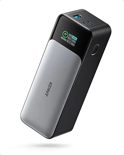 Anker Batterie Externe 737 (PowerCore 24 K) de 24 000 mAh avec 3 Ports, Puissance 140 W, écran numérique, Compatible avec iPhone 16, Samsung, MacBook, Dell, AirPods et Plus Encore