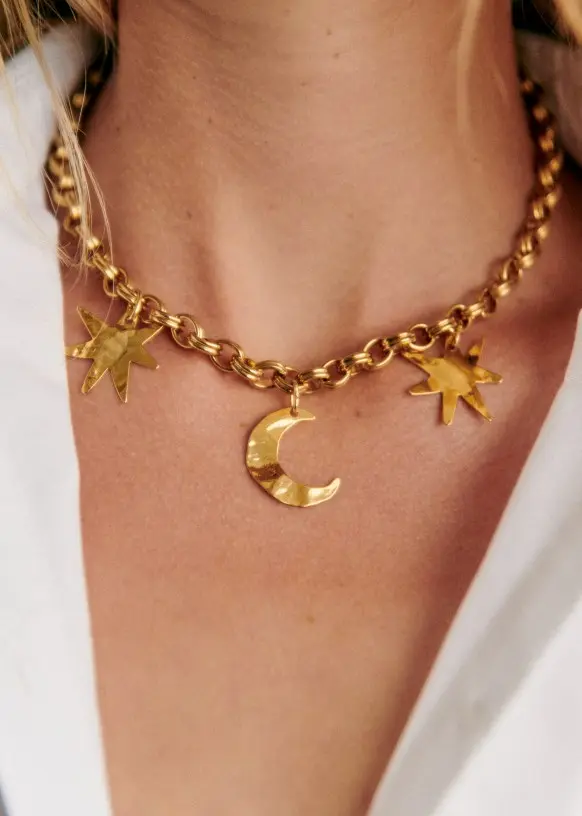 Collier - Sézane x Pangea - Doré - Laiton - Sézane