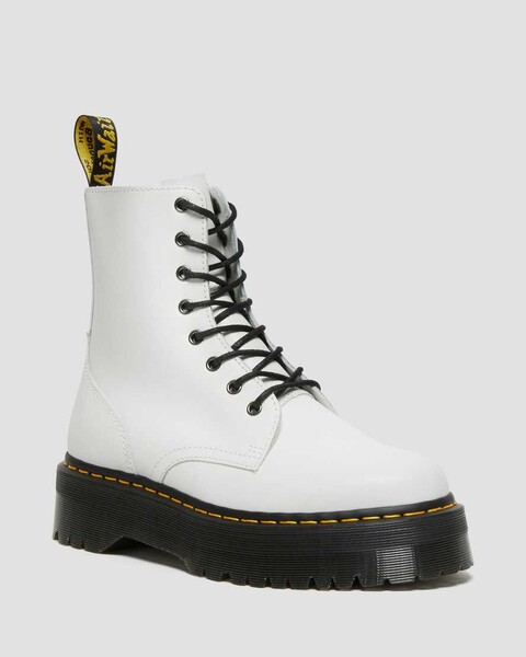 DR MARTENS Boots Plateformes Jadon en Cuir Polished Smooth