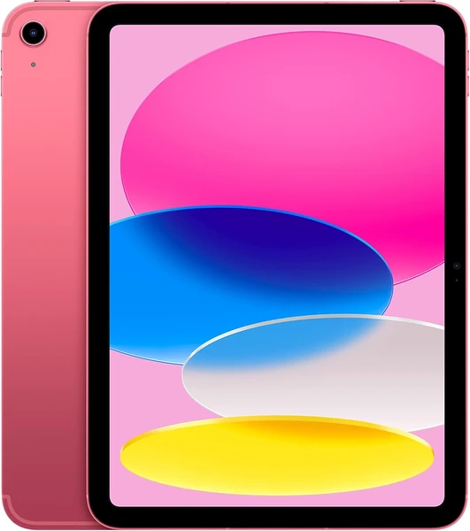 iPad (10th Generation) with A14 Bionic chip, 10.9-inch Liquid Retina Display, 256GB, Wi-Fi 6 + 5G Cellular, 12MP front/12MP Back Camera, Touch ID, All-Day Battery Life