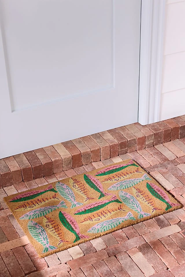 Fishy Coir Printed Doormat