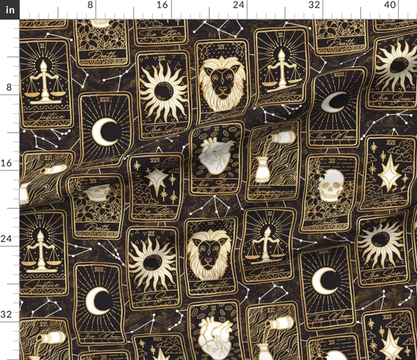Fabric in Tarot and Constellations (Large Scale)