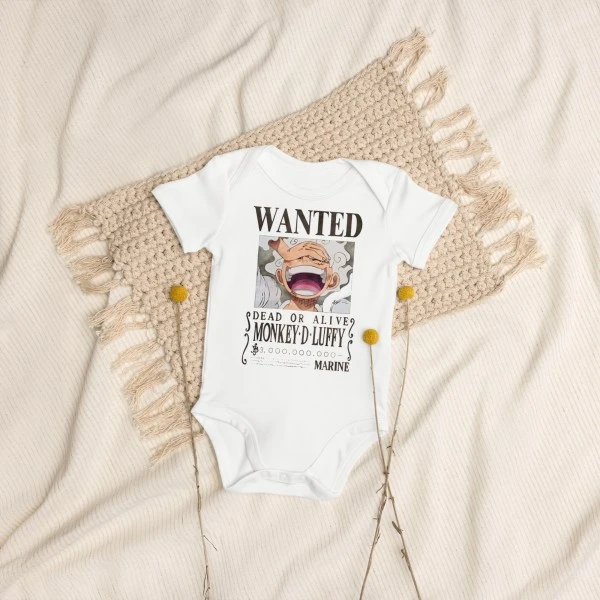 One Piece Luffy Gear 5 Cotton Anime Baby Clothes Onesie - One Piece Universe - The Best Store for One Piece Merchandise