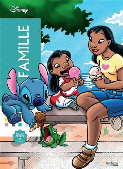 Coloriages mystères Disney - Famille