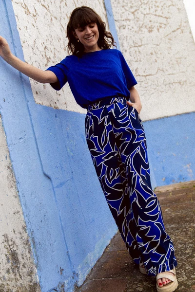 Le pantalon à pinces Azzurro