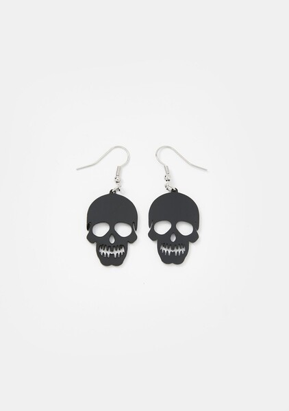 Dead Inside Skull Earrings