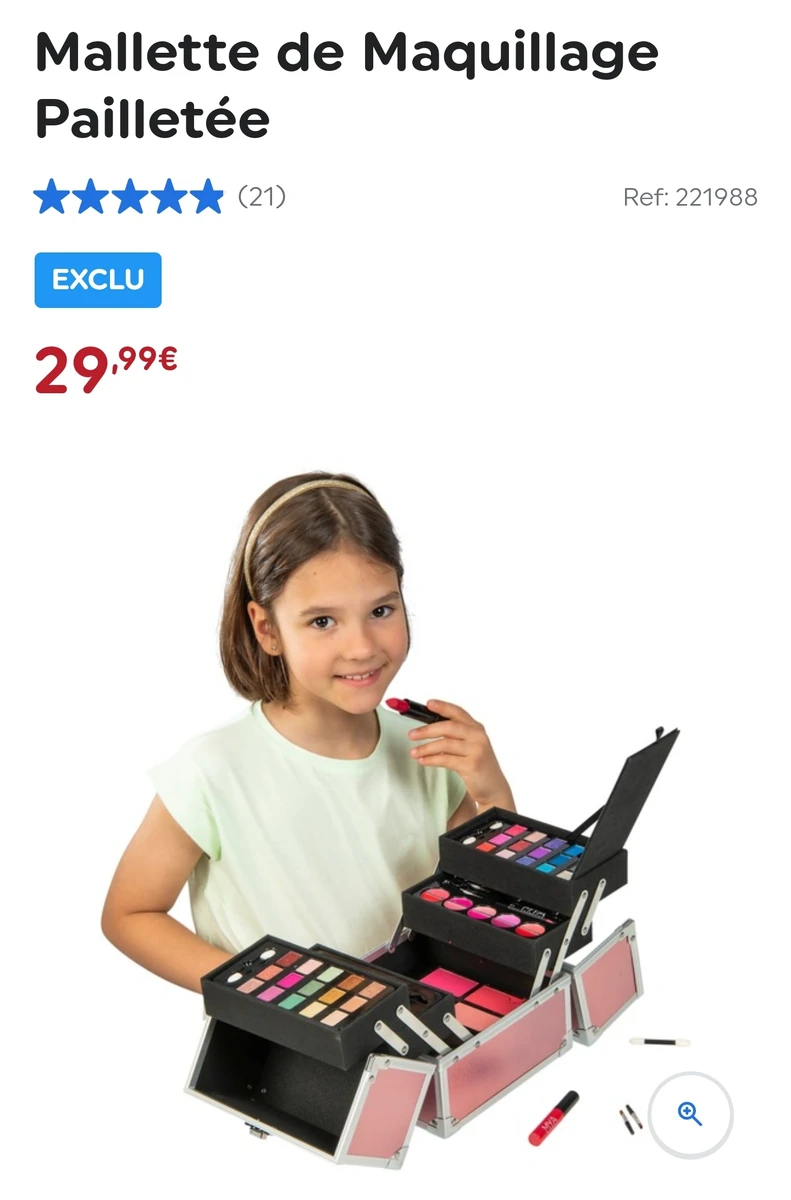 Mallette de Maquillage Pailletée