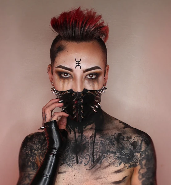 LIVIDITY Latex Face Mask