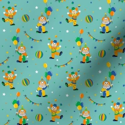 Clowns Fabric | Spoonflower