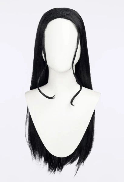 OP Robin Cosplay Wig Black Long Wig