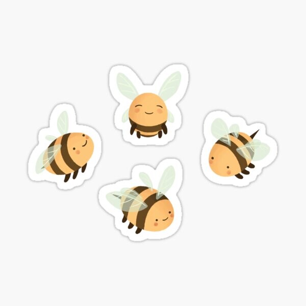 Beaucoup d'abeilles | Sticker