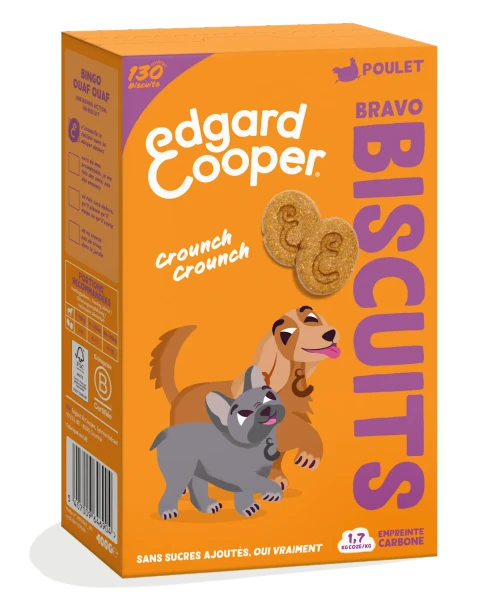 Friandises pour Chiens | Biscuits Bravo Poulet | Edgard & Cooper