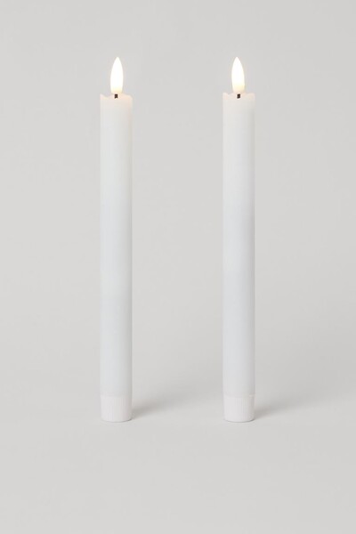 Lot de 2 bougies LED