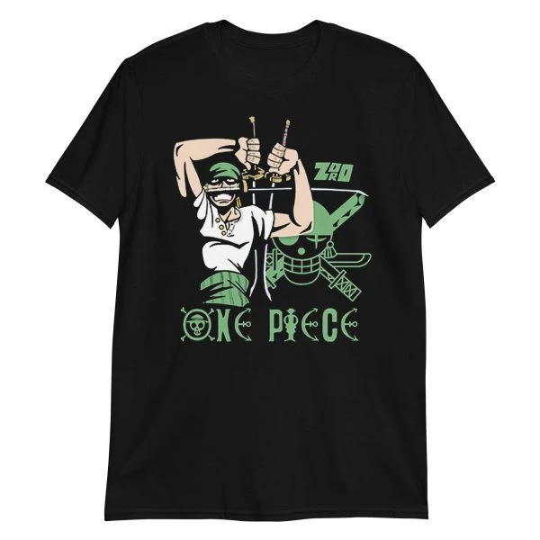 One Piece Zoro Anime Vintage T Shirt - Official One Piece Merch Collection 2024 - One Piece Universe Store