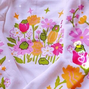 Floral Frog Sweatshirt