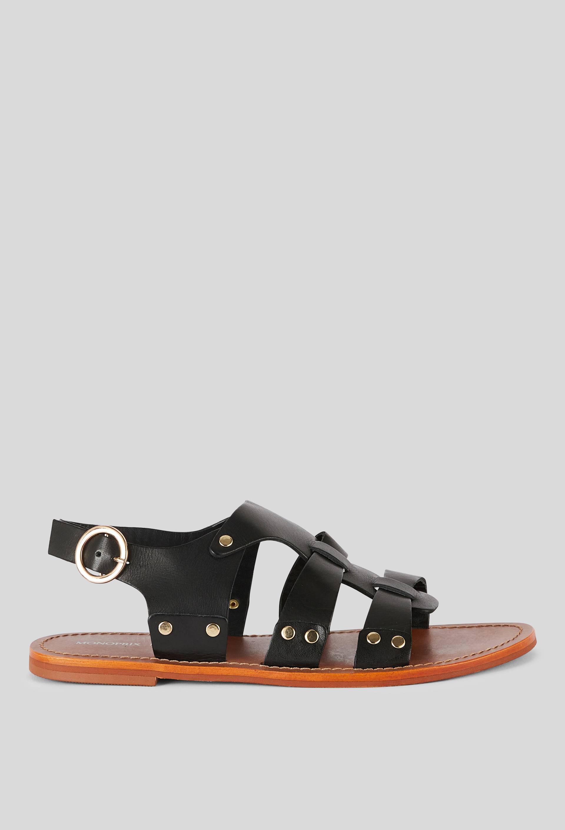 Sandales en cuir à clous Votre wishlist sur Listy