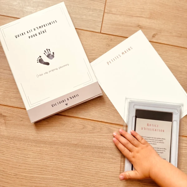 Kit de cartes empreintes pour bébé