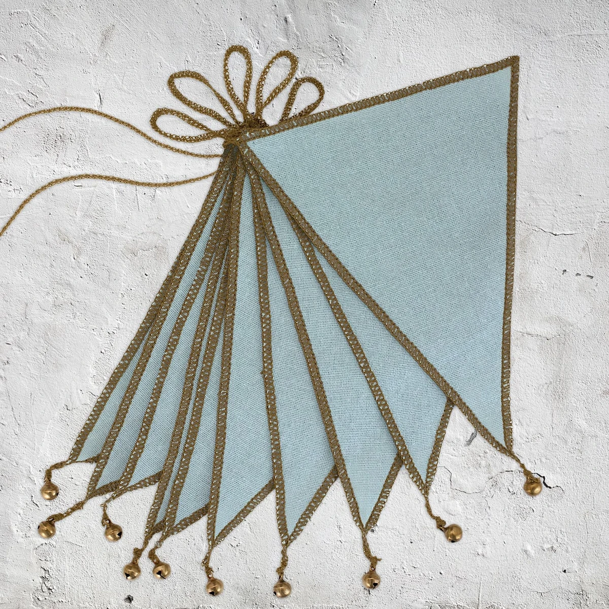 Bunting Garland - TC Thai Cotton - S046 Sweet Blue