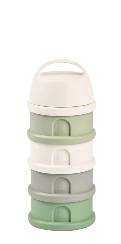 Boîte doseuse 4 compartiments cotton / sage green