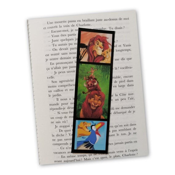 Marque-page le roi lion