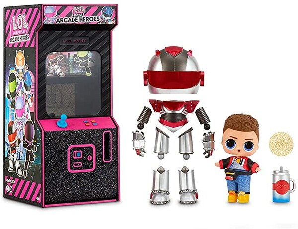 LOL Surprise Garçons Héros d'Arcade - Figurine d'action - Avec 15 surprises, costumes de héros 6 pièces & accessoires : Amazon.fr: Jeux et Jouets
