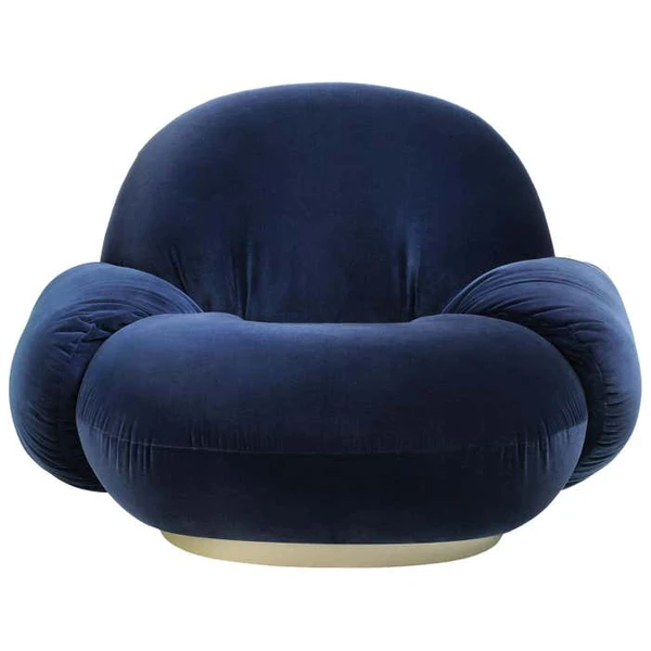 Chaise longue Pacha fixe ou pivotante de Pierre Paulin avec doubles accoudoirs - En vente sur 1stDibs