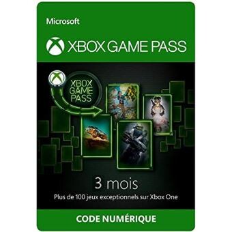 Code de téléchargement Xbox Game Pass 3 mois d’abonnement