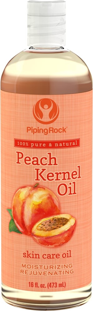 Peach Kernel Oil 16 fl oz (473 mL) Bottle | Peach Kernel Oil | Piping Rock Health Products