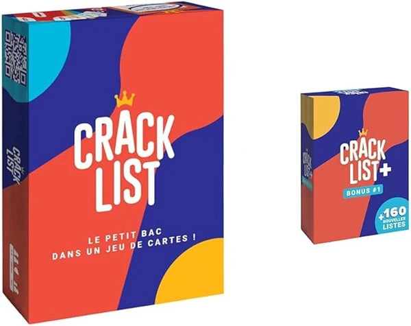 Blackrock Games Crack List - Jeu du Petit bac - Jeu de Cartes - Jeu d'ambiance - Entre Amis et en Famille - 10 Ans+ & Crack List - Contenu additionel - Version Française - nécessite Le Jeu de Base