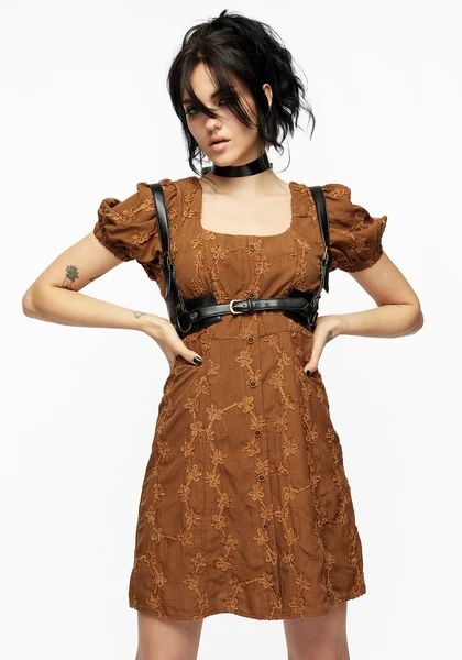 Maeve Western Brass Harness