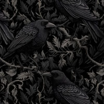 Ravenous Portent Fabric | Spoonflower