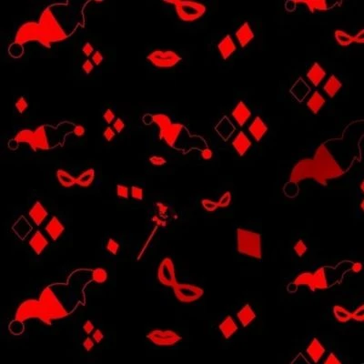 Dancing Diamonds Scatter Black Fabric | Spoonflower