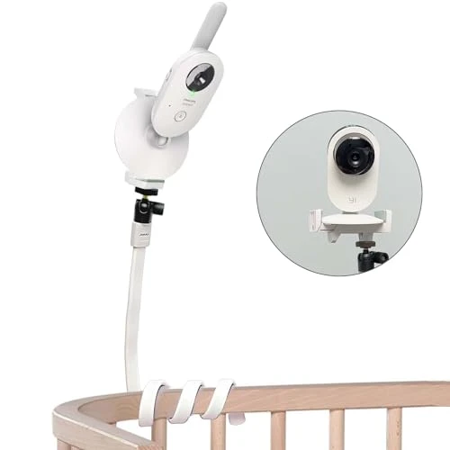 JAMUILS Support de moniteur vidéo universel flexible pour bébé, compatible avec Hellobaby HB30 HB32 HB35 HB50, Philips Avent SCD843/26 SCD833/26, Vtech VM3250 VM819